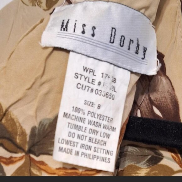 Miss Dorby vintage floral maxi dress size 8 - Picture 7 of 7